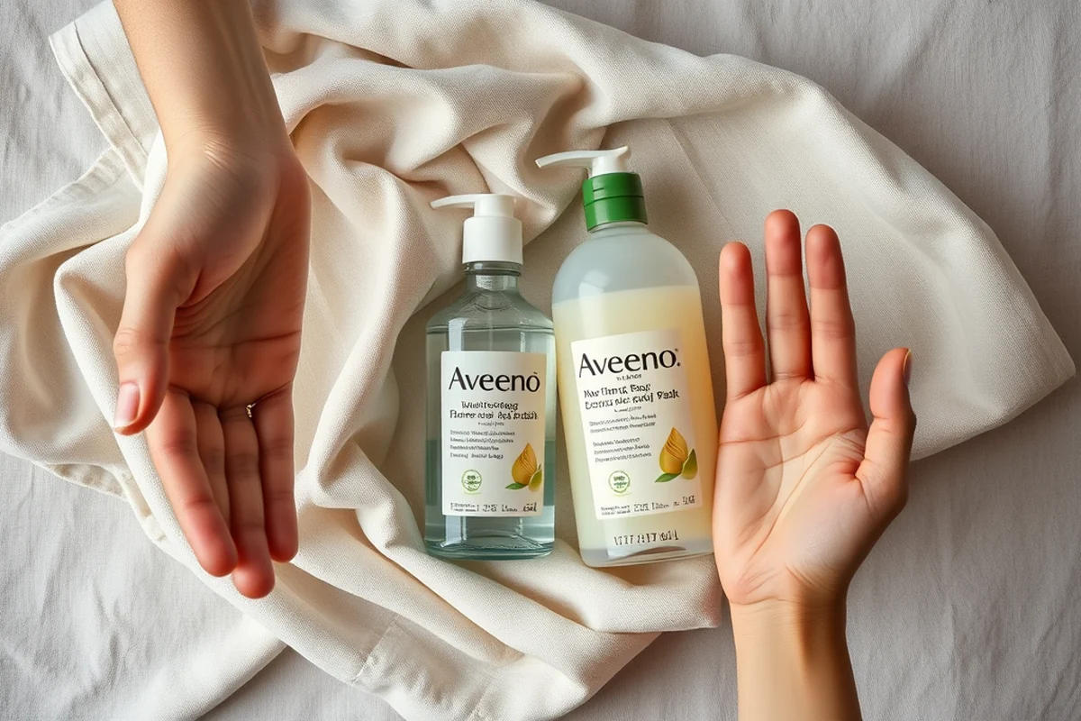 aveeno body wash — Aveeno Body Wash (the finished result)