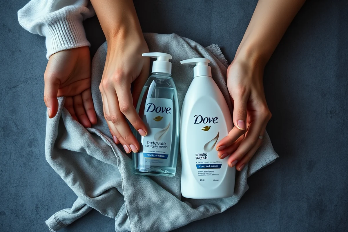 dove body wash — Dove Body Wash (the finished result)
