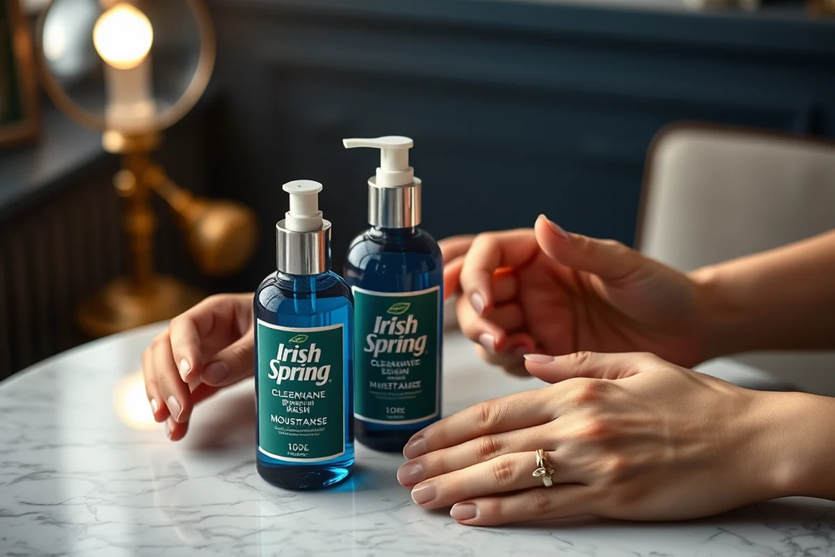irish spring body wash — Irish Spring Body Wash (the finished result)